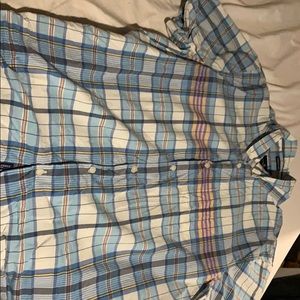 American Eagle ; short sleeve button up 3x